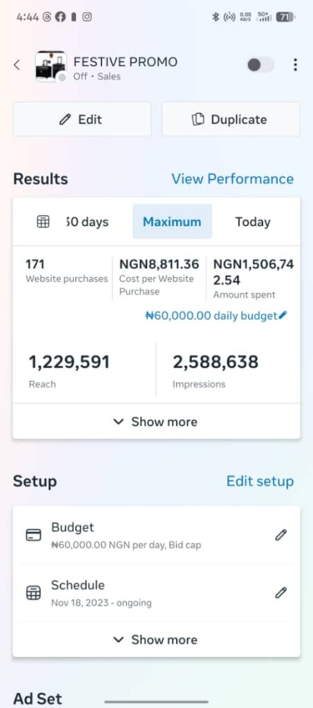 FACEBOOK ADS NWITH NGOZI BERNARD